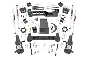Chevrolet Silverado 2500 HD Suspension Lift Kit - Rough Country - M1 6 Inch - '01-'10 Chevrolet Silverado 2500 HD Suspension Lift Kit - Rough Country - M1 6 Inch - '01-'10